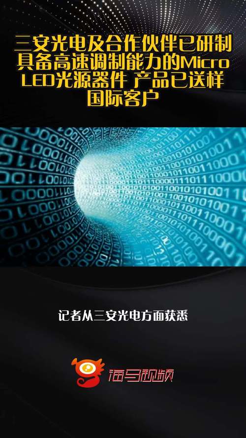三安光电联合合作伙伴突破Micro LED高速调制光源器件，赋能下一代LED显示